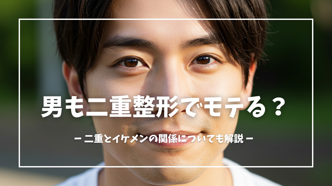 二重整形で男はモテる？二重の男がイケメンに見える理由