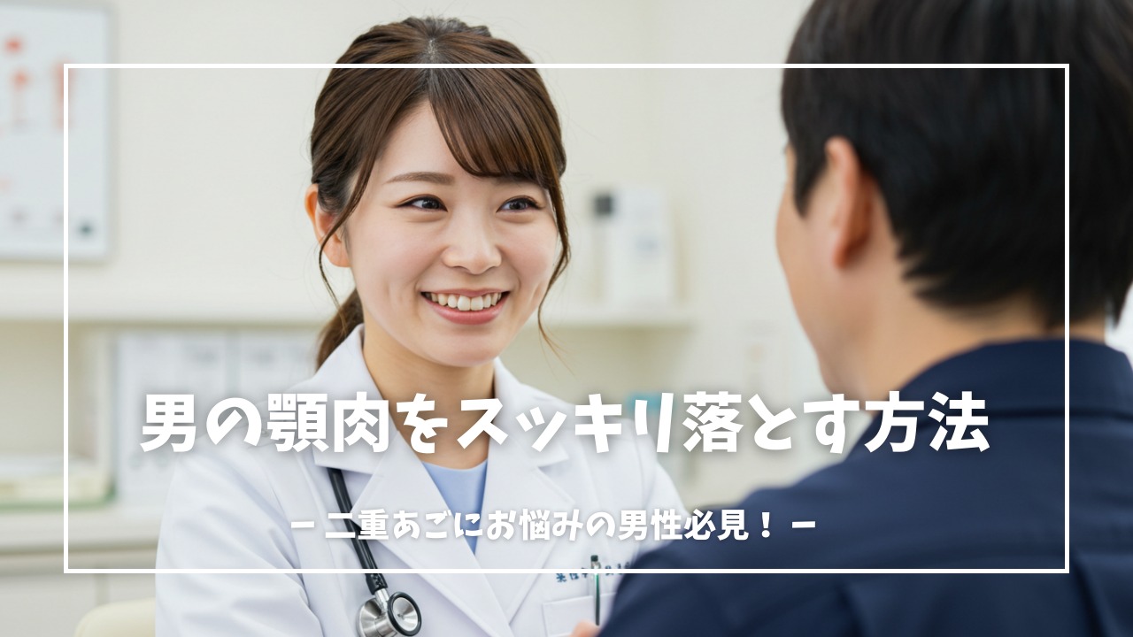 男性の顎肉を落として二重あごをスッキリ改善する方法8選！