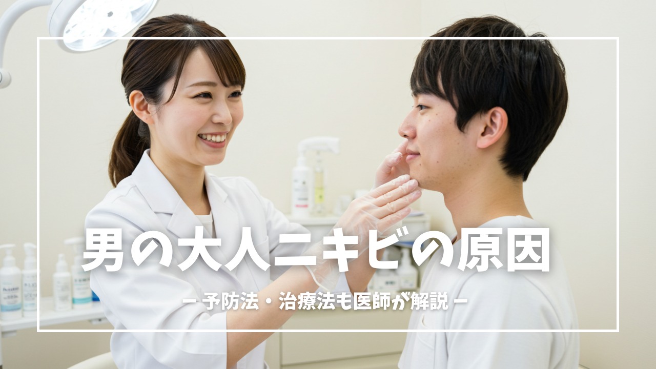 男の大人ニキビの原因は？