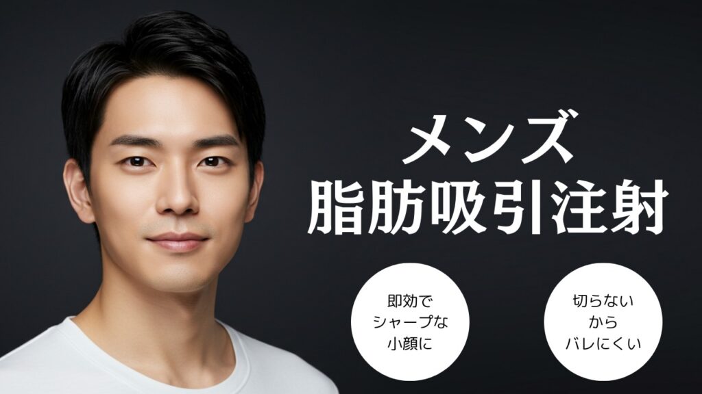 メンズ小顔脂肪吸引注射
