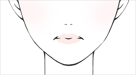 下がった口角が悩みの女性