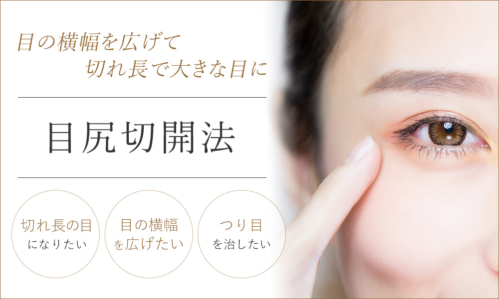 目尻切開法