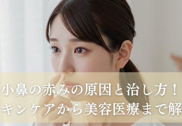 小鼻の赤みの原因と治し方！スキンケアから美容医療まで解説