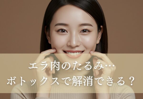 エラ肉のたるみ…ボトックスで解消できる？