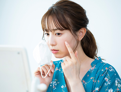 マスク着用で増えたマスクニキビ